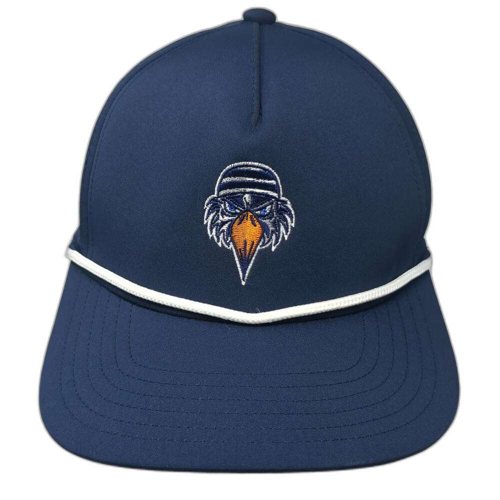 Callaway 5 Panel Blue OSFM Hat Rope Snapback Mascot Golf Performance Bird Cord